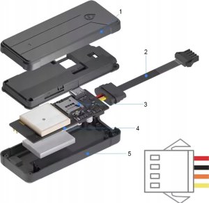 Moduł GPS Spreest LOKALIZATOR GPS MINI DO POJAZDÓW ROWERU AUTA ŁODZI BEZ ABONAMENTU TRACKER 10