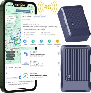 Moduł GPS Spreest LOKALIZATOR GPS 4G MAGNES DO POJAZDÓW ROWERU AUTA SAMOCHODU BEZ ABONAMENTU 1