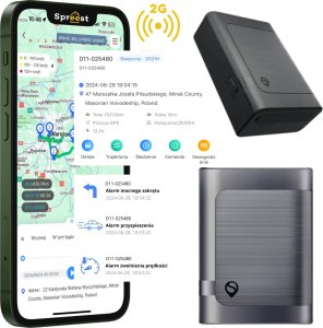 Moduł GPS Spreest LOKALIZATOR GPS MAGNES DO POJAZDÓW ROWERU AUTA SAMOCHODU BEZ ABONAMENTU 1