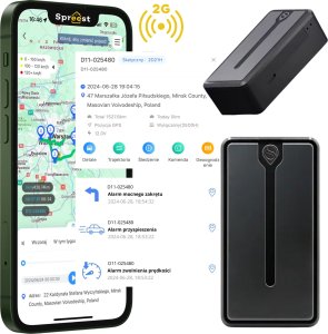 Moduł GPS Spreest LOKALIZATOR GPS MAGNES DO POJAZDÓW ROWERU AUTA SAMOCHODU BEZ ABONAMENTU 1