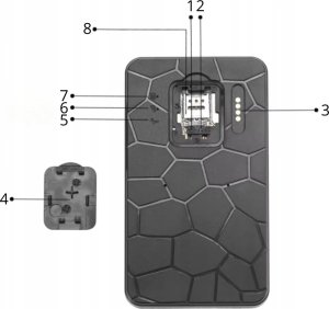 Moduł GPS Spreest LOKALIZATOR GPS 4G MINI DO POJAZDU ROWERU AUTA MAGNES TRACKER G50L 10000mAh 8