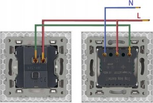 Spreest DZWONEK PRZEWODOWY DO DRZWI FURTKI SIECIOWY BIAŁY 230V BIM BAM ODBIORNIK 3