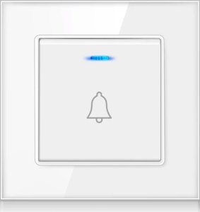 Spreest DZWONEK PRZEWODOWY DO DRZWI FURTKI SIECIOWY CZARNY 230V BIM BAM ODBIORNIK 6