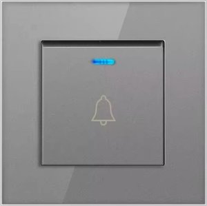 Spreest DZWONEK PRZEWODOWY DO DRZWI FURTKI SIECIOWY CZARNY 230V BIM BAM ODBIORNIK 5