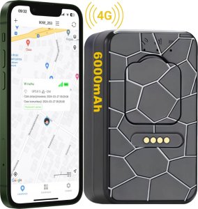 Moduł GPS Spreest LOKALIZATOR GPS 4G MINI DO POJAZDÓW ROWERU AUTA MAGNES TRACKER G50M 6000mAh 1