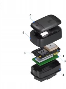 Moduł GPS Spreest LOKALIZATOR GPS GSM GNIAZDO OBD DO POJAZDÓW AUTA SAMOCHODU BEZ ABONAMENTU 10