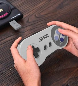 Spreest PRZENOŚNA MINI KONSOLA RETRO 5000 GIER HDMI TV DODATKOWY PAD GRA NA 2 OSOBY 3