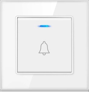 Spreest DZWONEK PRZEWODOWY DO DRZWI FURTKI SIECIOWY CZARNY 230V BIM BAM NADAJNIK 7