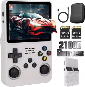 Konsola przenośna Spreest PRZENOŚNA MOBILNA MINI KONSOLA DO GIER RETRO 15000 GRY LINUX 64GB GAMEBOY 13