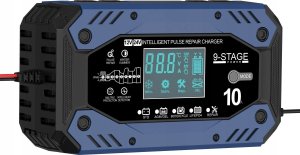 Prostownik automatyczny z LCD 24V 5A / 12V 10A LiFePO4 / AGM 1