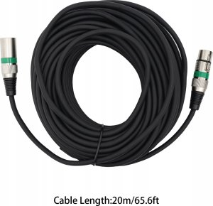 Cable4Me CABLE4ME przewód kabel DMX 3pin 20m do świateł 3
