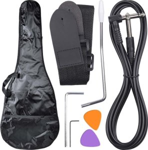 Zestaw gitarowy gitara elektryczna + akcesoria (EG SET BLU) 7