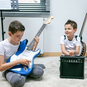 Zestaw gitarowy gitara elektryczna + akcesoria (EG SET BLU) 9