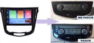 Nawigacja GPS RADIO NAWIGACJA GPS NISSAN QASHQAI 2, X-TRAIL 2014+ ANDROID klima manualna 3