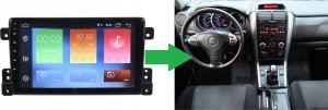 Nawigacja GPS RADIO NAWIGACJA GPS SUZUKI VITARA 2005-14 ANDROID 9