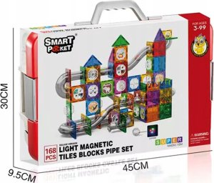 Klocki magnetyczne 168 element?w 2