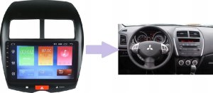 Nawigacja GPS RADIO NAWIGACJA GPS MITSUBISHI ASX 2010-15 ANDROID 5