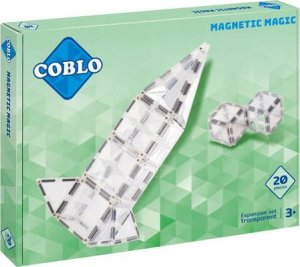 Magnetyczne klocki konstrukcyjne Transparent 20el. 1