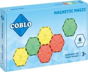 Klocki magnetyczne 6 p?yt hexagon 14cm 1