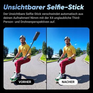 Kamera Insta360 X4 GPS Bundle czarna 3