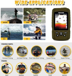 Lucky LUCKY bezprzewodowy wykrywacz ryb echosonda Y2020-CLA sonar 7