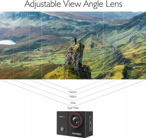 Kamera AKASO Zestaw AKASO EK7000 Pro 4K 20MP kamera podwodna sportowa karta pamięci 64GB 5