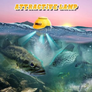 Lucky Wędkarstwo : LUCKY Przenośny wodoszczelny sonar wykrywacz ryb dla wędkarzy 4