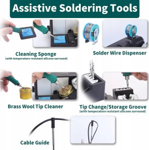 Yihua YIHUA 982D precyzyjna stacja lutownicza z 3 końcówkami lutowniczymi 3