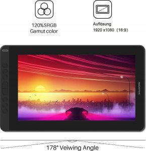 Monitor Huion Tablet graficzny Huion Kamvas 13 monitor rysowanie RYSIK idealny do biura 7