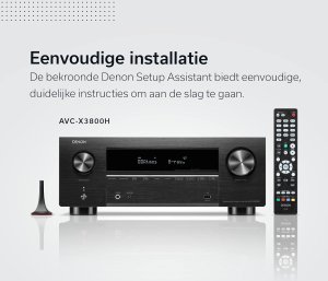 Denon Denon AVC-X3800H 9.4-kanałowy amplituner AV Bluetooth czarny 4