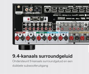 Denon Denon AVC-X3800H 9.4-kanałowy amplituner AV Bluetooth czarny 5