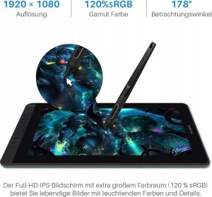 Tablet Huion Tablet graficzny Huion Kamvas 13 monitor do rysowania rysik ze stojakiem 5
