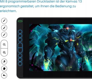 Tablet Huion Tablet graficzny Huion Kamvas 13 monitor do rysowania rysik ze stojakiem 6