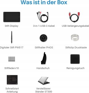 Tablet Huion Tablet graficzny Huion Kamvas 13 monitor do rysowania rysik ze stojakiem 7