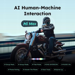 Słuchawki Asmax ASMAX F1 motocyklowy zestaw słuchawkowy Bluetooth, sterowany głosem 1,8 km 3