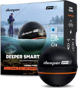 Deeper Echosonda Deeper Pro+2 wykrywacz ryb GPS ITGAM1080 czarny 1