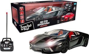 Auto sportowe zdalnie sterowane czarne 1