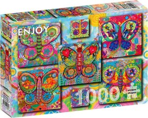 Puzzle 1000 Kolorowe motyle 1