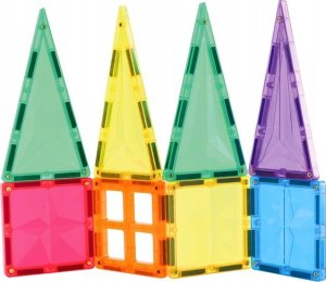 Magnetyczne klocki konstrukcyjne Basic 8 el. 4