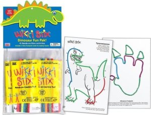 Woskowe sznureczki Party Dino 1