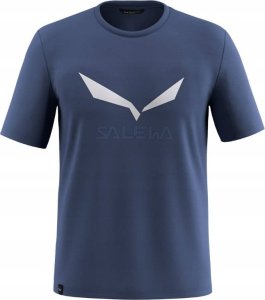 Koszulka solidlogo dry ss-dark denim-48 (m) SALEWA 1