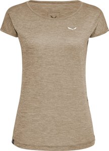 Koszulka puez melange dry ss tee women-quicksand melange-38 (m) SALEWA 1