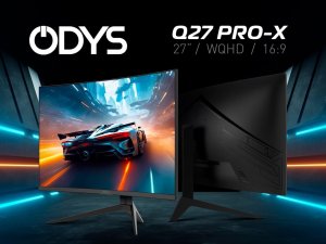 Monitor Odys ODYS Q27 PRO-X zakrzywiony monitor gamingowy 27''180Hz WQHD 2560x1440 2024 4