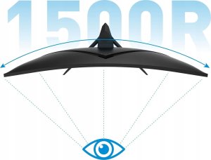 Monitor Odys ODYS Q27 PRO-X zakrzywiony monitor gamingowy 27''180Hz WQHD 2560x1440 2024 7