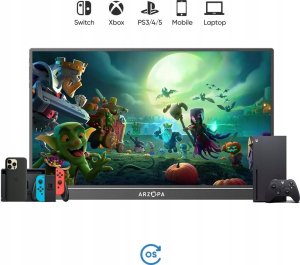 Monitor Arzopa ARZOPA Z1C Przenośny monitor 16,1" do laptopa komputera Mac PS3/4/5 Xbox 4
