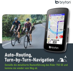 Bryton Bryton Rider 750SE LCD 2,8'' komputer licznik rowerowy GPS bezprzewodowy 4