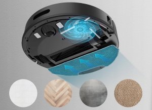 Robot sprzątający AECO aeco VacuBot X5 robot odkurzający/mop 5000 Pa 120 m160 min nowy 2024 14