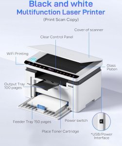 Urządzenie wielofunkcyjne Pantum PANTUM BM2309W wielofunkcyjna drukarka laserowa z tonerem Wi-Fi 3 w 1 A4 5