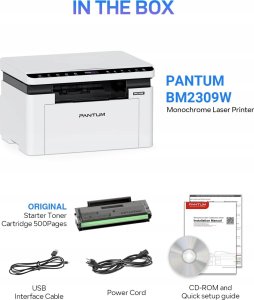 Urządzenie wielofunkcyjne Pantum PANTUM BM2309W wielofunkcyjna drukarka laserowa z tonerem Wi-Fi 3 w 1 A4 7