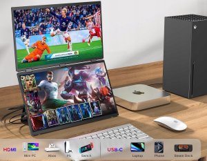 Monitor Uperfect UPERFECT Delta 15,6"Dual Portable Monitor Podwójny do laptopa składany 2024 3